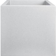 Beton Krukker Elho Moderne Hvid Square 30 cm Krukke