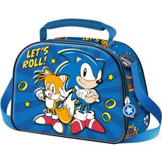 Bolsas térmicas & Neveras portátiles Karactermania Bolsa portameriendas 3D Lets Roll Sonic The Hedgehog