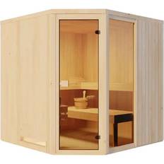 FinnTherm Family, Sauna m. 1 vindue, ubehandlet