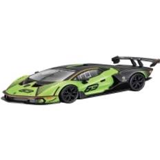 Lamborghini modellbil BBurago Lamborghini Essenza SCV12: Modellbil i skala 1:24, rörliga dörrar, grön-svart 18-28017