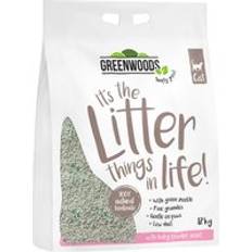 Greenwoods Greenwoods klumpbildande strö naturlera Ekonomipack: 2