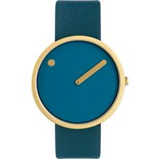 Picto Unisex Wrist Watches Picto 43376-6520mg dusty blue 40mm 5atm