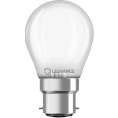 Light Bulbs LEDVANCE Classic B22d Pear Frosted 4W 470lm 827 Extra Warm White Replaces 40W