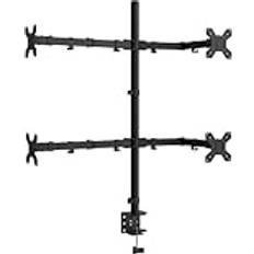 Tv mount vesa vidaXL Monitor Mount Black Steel VESA 75/100 mm