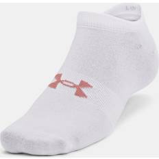 Under Armour Socks Under Armour Essential No Show 3-Pack Socks Pink Elixir White White