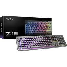 EVGA z12 rgb gaming keyboard, customisable rgb leds, 5 macro