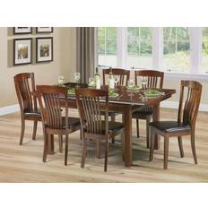 Julian Bowen Dining Sets Julian Bowen Canterbury 120cm Mahogany Dining Set
