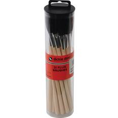 Noir Pinceaux Dickie Dyer Flux Brushes 25pk Wooden Handle