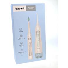 Irrigators Fairywill Flosser irrigator 5020e 300ml extra heads rechargeable portable white