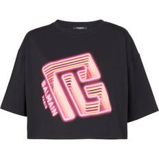 Balmain Vrouw T-shirts Balmain Short T-Shirt with Neon print