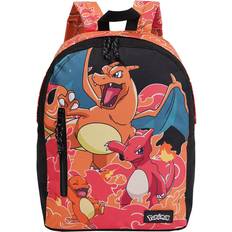 CYPBrands Pokémon Jugend-Rucksack, anpassbar, Charmander-Design, mit Reißverschluss, Fronttaschen, Orange, orange, único, Rucksack Jugend anpassbar an Trolley Pokémon Charmander