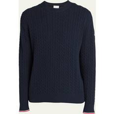 Moncler Pullover aus Wolle und Kaschmir blau