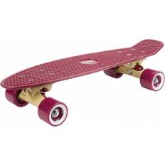 Komplette Skateboards Hudora Skateboard Retro Board Curve, burgundy