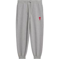Ekologiskt material - Unisex Byxor Ami Paris Ami De Coeur Sweatpants - Grey
