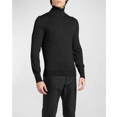 Bekleidung Tom Ford Black Fine Gauge Turtleneck LB999 BLACK IT