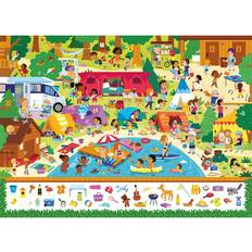 Puzzles NATHAN Jeu Au camping (Cherche et trouve) Ravensburger