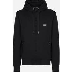 Dolce & Gabbana Men Jumpers Dolce & Gabbana Jersey Zip-Up Hoodie