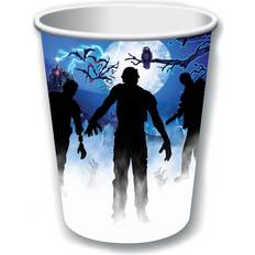 Vasos de Papel Horror-Shop Zombie Party Pappbecher Set 8 Stück online kaufen!