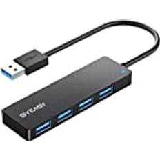 Concentradores USB BYEASY Hub USB 3.0 Ultra Delgado 4 Puertos
