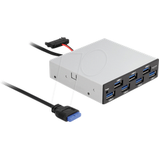Concentradores USB DeLock Panel Frontal 3.5 in 7 USB 3.0 Tipo-A
