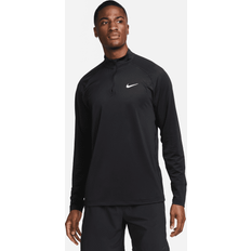 Nike Ready Dri-FIT-fitnessoverdel med 1/4 lynlås til mænd sort