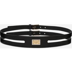 Gold Belts Dolce & Gabbana Belt with logo tag