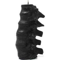 Sort Julelysestager Horror-Shop Schwarze Wirbelsäulenkerze 13 cm Advent Candle Holder