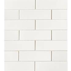 Tiles Bedrosians Zenia Gloss Porcelain Floor & Wall Mosaic 2 11.25 Sheet Milky Way 10-Pack 8.9 SF