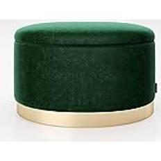 Hocker Playboy ovaler Pouf "ROSANNE" Sitzpuff