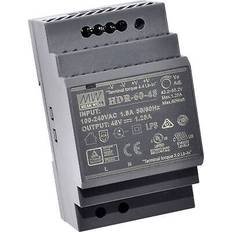 Mean Well Bandes électriques et rallonges Mean Well HDR-60-48 Alimentation rail DIN 48 V/DC 1.25 A 60 W Nbr. de sorties:1 x Contenu 1 pc(s)