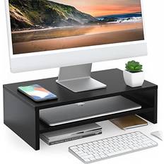 Laptop Stands Fitueyes Monitor Stand 2 Tier Computer Monitor Riser 16.7 Inch