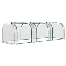 Freestanding Greenhouses OutSunny 9.7' 2.5' Mini Greenhouse, Portable Tunnel Greenhouse