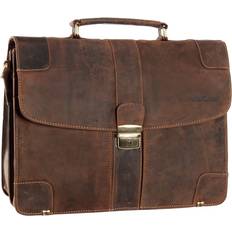 Greenburry Computertasker Greenburry Vintage Briefcase Leather - Brown