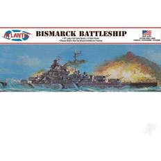 Scale Models & Model Kits Atlantis Bismarck German Battleship 1:618 Scale Model Kit