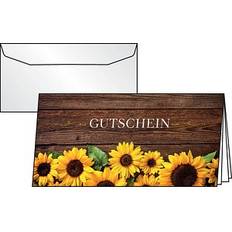 Voucher Sigel Voucher Cards Sunflowers