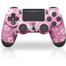 Game Controllers Wireless Controller for PS4/Slim/Pro Console, Pink PS4 Games Controller Compatible with Playstation 4 Console