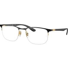 Glasses & Reading Glasses Ray-Ban Unisex Black On Gold Black On Gold