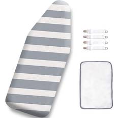 Grey Ironing Board Covers SheeChung Mini Ironing Board Cover with Extra Thick Pad - Resists