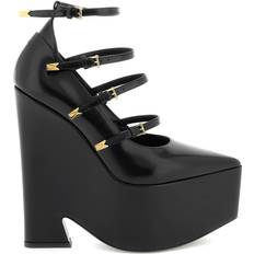 Versace Läderkilklackar MultiStrap - Black
