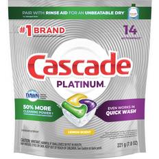 Cascade platinum dishwasher detergent actionpacs lemon