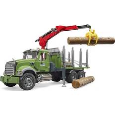 Bruder Camiones Bruder Granite Timber Truck with Loading Crane 02824