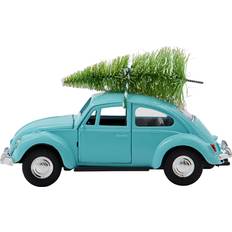 PVC Julepynt House Doctor Xmas Car Light Blue Julepynt