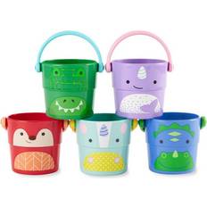 Skip Hop Zoo Stack & Pour Buckets 5-Pack New Design