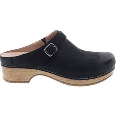 Nubuck Clogs Dansko Berry - Black Burnished Nubuck