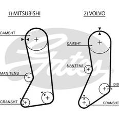 Mitsubishi Engine Parts Gates belt timing md189522 mitsubishi md18-9522