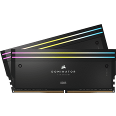 64gb ddr5 6000 ram Corsair Dominator Titanium RGB Black DDR5 6000MHz 2x32GB (CMP64GX5M2B6000C30)