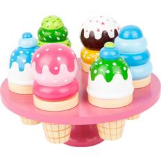 Plastica Giocattoli Alimentari Legler Waffle Ice Cream with Display Stand