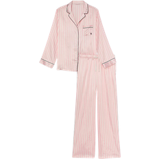 Pajamas Victoria's Secret Satin Long Pajama Set - Pink Iconic Stripe