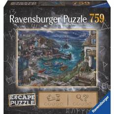 Jigsaw Puzzles Ravensburger Escape Puzzle Der Leuchtturm Für Erwachsene und Kinder ab 12 Jahren 759 Teile, 1 Spielanleitung, 1 Umschlag Lösung Inspiriert von Fluchtspielen 17528