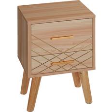 Bedside Tables on sale Homcom Nordic Nightstand Bedside Table